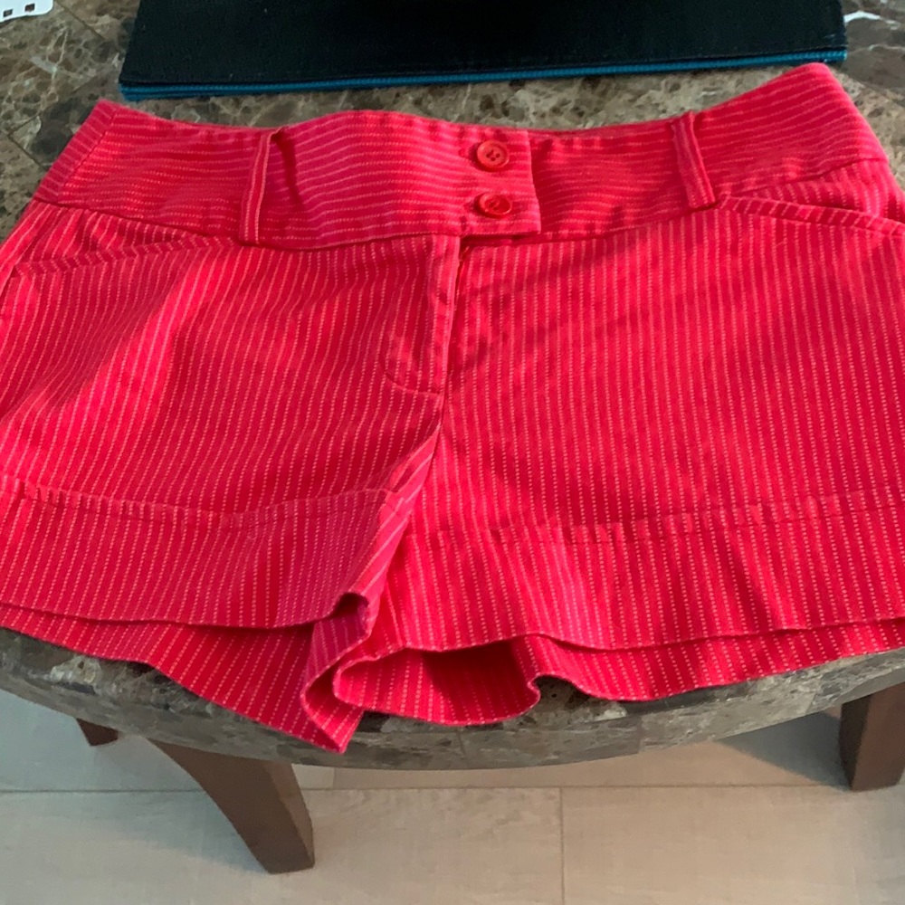 Beautiful Red striped shorts